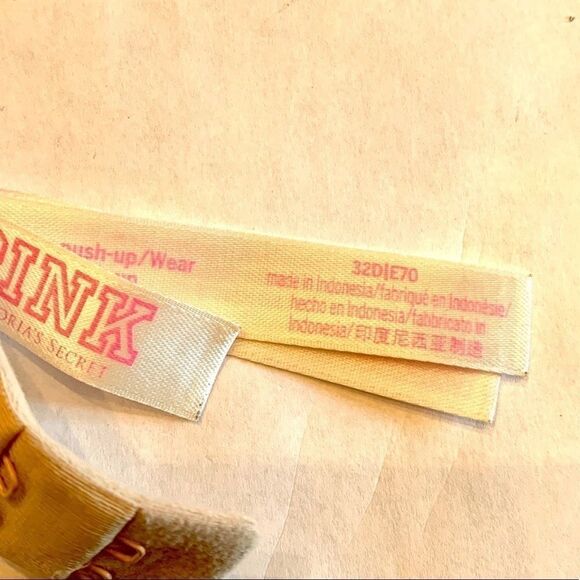 VICTORIAS SECRET PINK WEAR EVERYWHERE PUSH-UP 32D - Picture 5 of 5